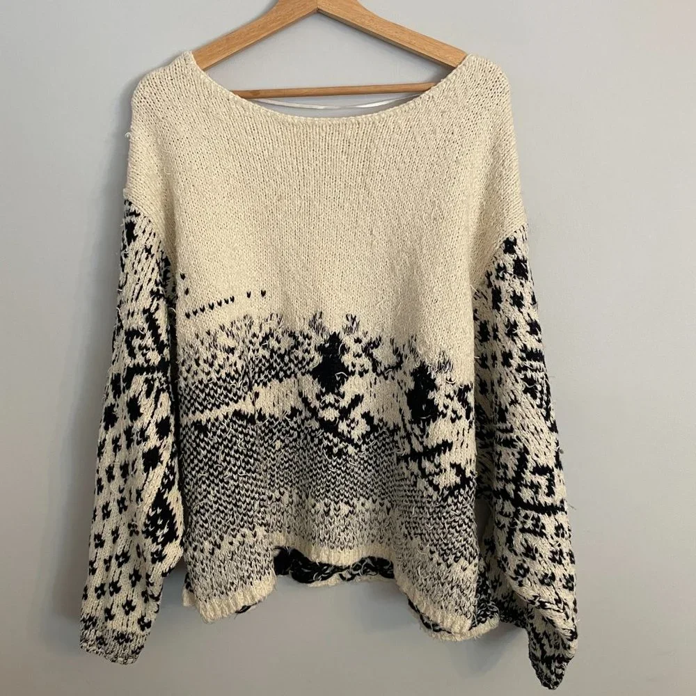 Free People Midnight Beach Pullover Sweater